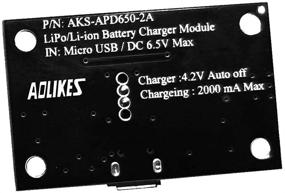 img 3 attached to ⚡AOLIKES 2A Скоростная зарядная плата с защитой USB-зарядки, 5V 2000mA Модуль управления литиевой батареей от AOLIKES