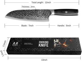 img 3 attached to Нож Santoku Кухонный нож Ручной молоток Ресторан