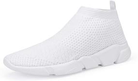 img 4 attached to 👟 VAMJAM Lightweight Breathable Fashion Walking Shoes for Men - Slip-On Sneakers with Comfortable Socks