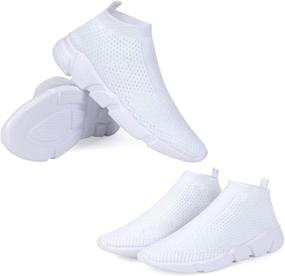 img 3 attached to 👟 VAMJAM Lightweight Breathable Fashion Walking Shoes for Men - Slip-On Sneakers with Comfortable Socks