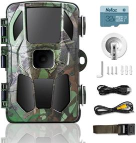 img 4 attached to 📷 KINKA-Trail Camera: Night Vision, Waterproof, 20MP Scouting Camera for Hunting & Wildlife Monitoring (SD Card Included)