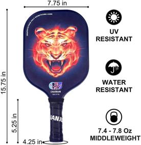 img 3 attached to 🏓 Chuanjun Graphite Pickleball Paddles USAPA Approved Paddle Fiberglass Polycore Pickleball Paddle Affordable Value Pickleball Paddle Highly Rated Pickleball Paddle