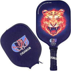 img 4 attached to 🏓 Chuanjun Graphite Pickleball Paddles USAPA Approved Paddle Fiberglass Polycore Pickleball Paddle Affordable Value Pickleball Paddle Highly Rated Pickleball Paddle