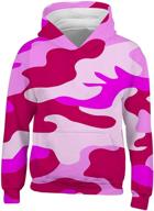 👕 sweatshirt camouflage pullover x-large: boys' clothing logo