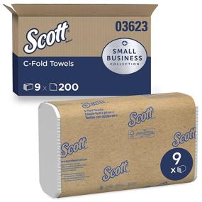 img 4 attached to 🧻 Scott 03623 C-Fold Paper Towels - Convenient Pack of 9 Cases, White, 200 per Pack