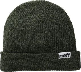 img 1 attached to NEFF Heather Beanie Black White Outdoor Recreation