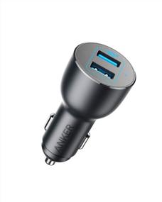 img 4 attached to ⚡️ Автомобильное зарядное устройство Anker, PowerDrive III Alloy 2-Port 36W Металлическое двухпортовое USB-адаптер зарядного устройства для Galaxy S20/S20+/S10/S10e/S10+, iPhone 11/11 Pro/11 Pro Max/XR, iPad Pro и других.