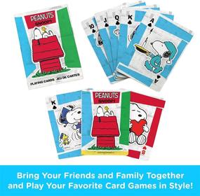 img 3 attached to 🃏 AQUARIUS Peanuts Snoopy Playing Cards - Officially Licensed Snoopy Themed Deck of Cards for Popular Card Games - Premium Collectibles & Merchandise - Poker Size with Linen Finish