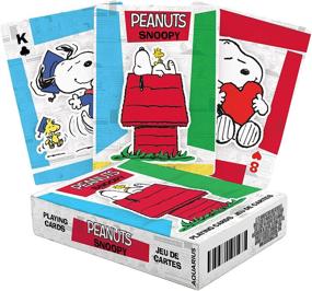 img 4 attached to 🃏 AQUARIUS Peanuts Snoopy Playing Cards - Officially Licensed Snoopy Themed Deck of Cards for Popular Card Games - Premium Collectibles & Merchandise - Poker Size with Linen Finish