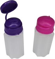 🧂 mini plastic salt and pepper shakers with lids - travel set for camping logo