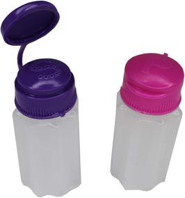 img 1 attached to 🧂 Mini Plastic Salt and Pepper Shakers with Lids - Travel Set for Camping