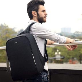 img 3 attached to 🎒 KOPACK Waterproof Backpack Charging Business: Perfect Blend of Functionality and Style for On-the-Go Professionals