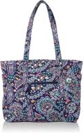 stylish and sustainable: vera bradley recycled cotton deluxe women's handbags & wallets - shoulder bags for fashion-conscious eco warriors logo