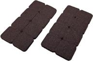 🛡️ shepherd hardware 9864 1-inch heavy duty self-adhesive square felt furniture pads - 16-pack, brown: protect your floors with high-quality pads logo