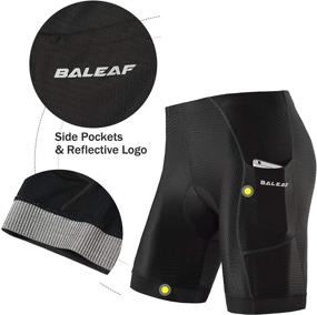 img 1 attached to 🚴 BALEAF Men's 6" Bike Shorts with 4D Padded Cycling Underwear and Pockets for Mountain Biking, Bicycle Riding, and Biker