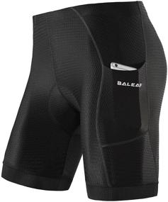 img 4 attached to 🚴 BALEAF Men's 6" Bike Shorts with 4D Padded Cycling Underwear and Pockets for Mountain Biking, Bicycle Riding, and Biker