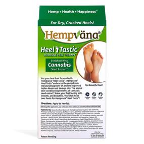 img 3 attached to 🌿 Hempvana Heel Tastic: Advanced Healing Therapy for Dry, Cracked Heels - Infused with Cannabis Seed Oil Extract - Effective Cracked Heel Treatment for Women + Men