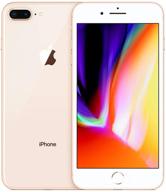 renewed apple iphone 8 plus 64gb gold - at&t: us version for sale logo