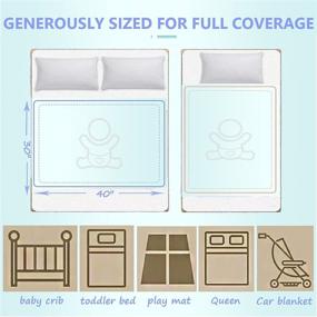 img 2 attached to Waterproof Washable Wateproof Incontinence Underpads Nursery for Bedding