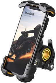 img 4 attached to Phone Holder Mount Bike Handlebar Car & Vehicle Electronics