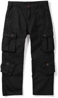 mesinsefra cargo pants adjustable pocket boys' clothing in pants logo