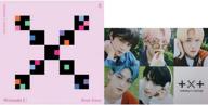 📀 txt tomorrow x together minisode1: blue hour album (ar version) cd+poster+photobook+sticker+lyrics+behind book+photocard+postcard+(extra 4 photocards) logo