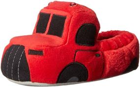 img 4 attached to Boys' Stride Rite Light-Up Buffalo Slippers — Enhancing Comfort and Style