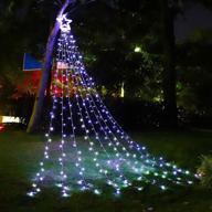 outdoor christmas decorations lighting festival logo