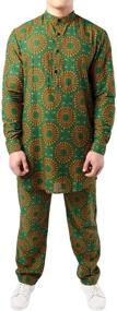 img 3 attached to Традиционный спортивный костюм JOGAL African Dashiki