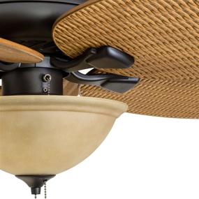 img 3 attached to 🏝️ Honeywell Ceiling Fans 50507-01 Palm Valley 52-Inch Tropical Ceiling Fan: Elegant Décor and Versatile Performance in Sandstone