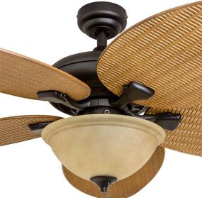 img 2 attached to 🏝️ Honeywell Ceiling Fans 50507-01 Palm Valley 52-Inch Tropical Ceiling Fan: Elegant Décor and Versatile Performance in Sandstone