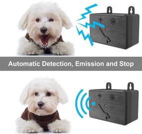 img 1 attached to 🐕 XIAXUE Anti-Bark Control Device: Ultrasonic Dog Bark Deterrent with 50 FT Range - Stop Barking Now!