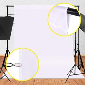 img 3 attached to Blxsif White Backdrop Photography Background