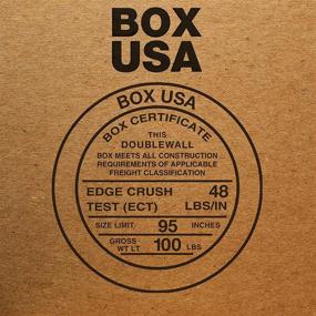 img 1 attached to 📦 BOX USA BHD18186DW Двойные коробки: превосходное решение для упаковки и хранения при доставке