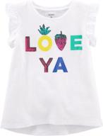 carters girls 2t 8 love ruffles logo