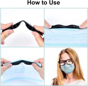 img 2 attached to 20 Pack Silicone Anti-Fog Nose Bridge Strips - Reusable Nose Bridge Pads for Comfortable Mask Wearing, Prevent Eye Glasses from Fogging, Create More Space