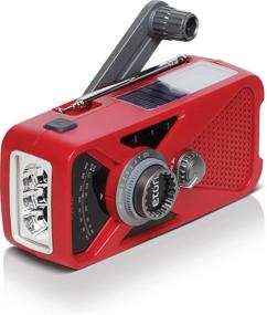 img 2 attached to 🔴 Red Eton FRX2 Hand Turbine AM/FM Weather Radio with Smartphone Charger (NFRX2WXR)