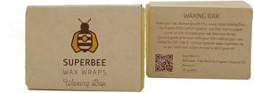 img 2 attached to 🌱 SuperBee Wax Wraps: Beeswax with Tree Resin and Coconut Oil - DIY Beeswax Block for Making Eco-friendly Wraps (Pack of 10, 75g)