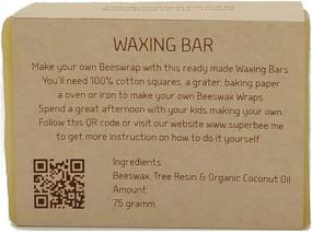 img 3 attached to 🌱 SuperBee Wax Wraps: Beeswax with Tree Resin and Coconut Oil - DIY Beeswax Block for Making Eco-friendly Wraps (Pack of 10, 75g)