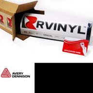 avery dennison sw900-190-o premium vehicle wrapping cast film vinyl roll - 1ft x 5ft with application card logo
