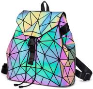 geometric luminous handbags changable reflective women's handbags & wallets for totes logo