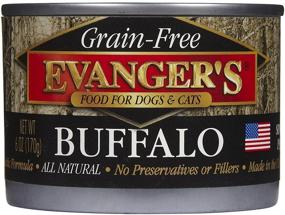 img 1 attached to 🍖 Organic Bison by Evanger's - 24 cans x 6 oz, Grain-Free