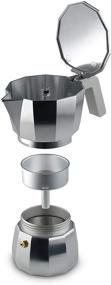 img 1 attached to Кофеварка для эспрессо Moka Pot - Классический итальянский стиль для насыщенного и вкусного эспрессо - Простая в эксплуатации - Быстрая очистка (3 чашки)