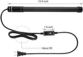 img 3 attached to 🐠 Lineba 500 Watt Submersible Aquarium Heater: LED Temperature Display for Fish Tank