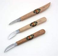 🔪 optimal precision with two cherries 515-3303 chip carving knives - 3 piece set logo