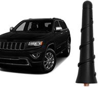 premium 3.2 inch radio antenna | jeep cherokee, grand 📻 cherokee, compass, renegade, dodge journey, chrysler 200 | oem compatible | 2011-2020 logo