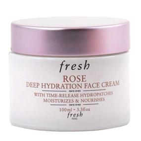 img 4 attached to Крем для лица Fresh Rose Deep Hydration объемом 3,3 унции, увлажняющий, большого размера