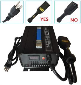 img 1 attached to 🔋 Мощное зарядное устройство на 36V 20A | Подходит для гольф-карт EZGO EZ-GO TXT 96 и выше | Стиль D-Plug Powerwise