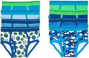 img 2 attached to Trimfit Dinosaur Sports Briefs 8 Pack Boys' Clothing ~ Underwear