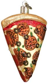 img 4 attached to 🍕 Christmas Tree Ornaments: Old World Style Pizza Slice Decorations